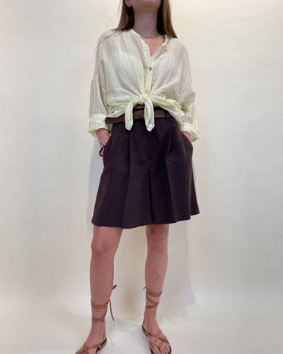 Bermuda shorts con pinces e cintura VICOLO