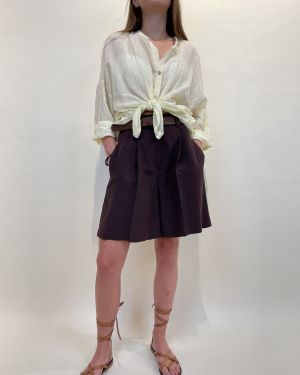 Bermuda shorts con pinces e cintura VICOLO