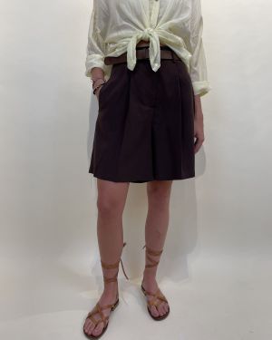 Bermuda shorts con pinces e cintura VICOLO