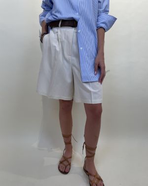 Bermuda shorts con pinces e cintura ViCOLO