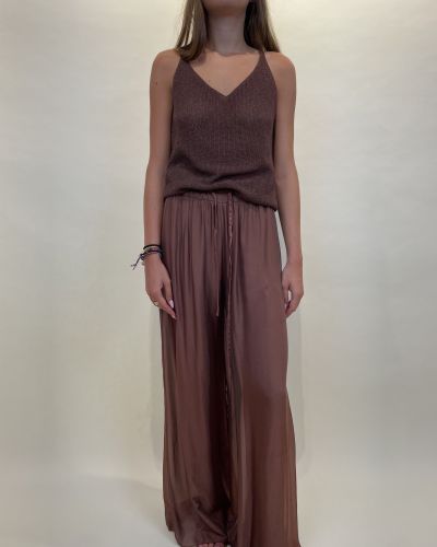 Pantalone in misto seta