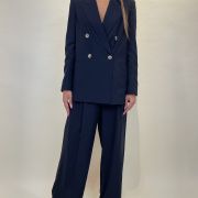 Blazer doppiopetto in misto lino ViCOLO