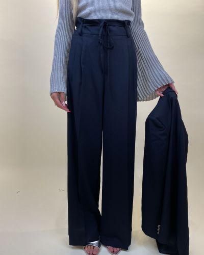 Pantalone palazzo in misto lino ViCOLO