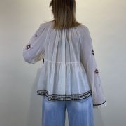 Camicia con ricami e perline Souvenir