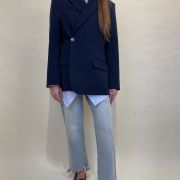 Blazer doppia chiusura blu ViCOLO