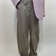 Pantalone balloon in tela cotone Tensione in