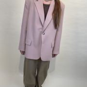Blazer doppia chiusura rosa ViCOLO