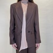 Blazer doppiopetto sfiancato Tensione in