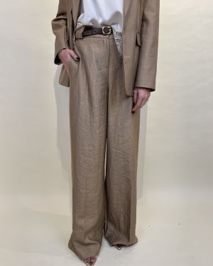 Pantalone palazzo con elastico Tensione in