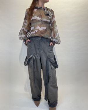 Pantalone cargo verde Souvenir