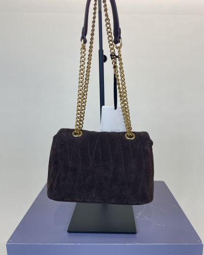 Borsa belleville in camoscio moro ViCOLO