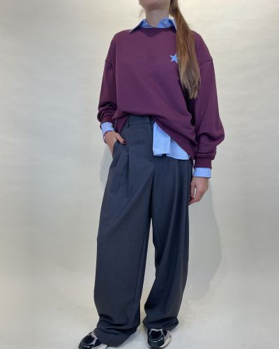 Pantalone con pinces antracite ViCOLO