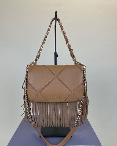 Borsa a spalla con frange La Carrie