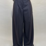 Pantalone palazzo con pinces moro Souvenir