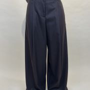 Pantalone palazzo con pinces moro Souvenir