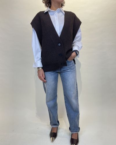 Cardigan scollo a V moro ViCOLO