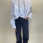 Camicia con pizzo e volant Souvenir