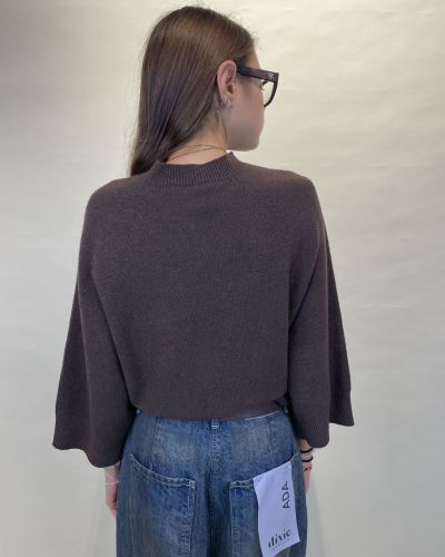 Maglia girocollo ampia maniche tre quarti Kontatto