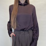 Blusa in viscosa fondente Souvenir