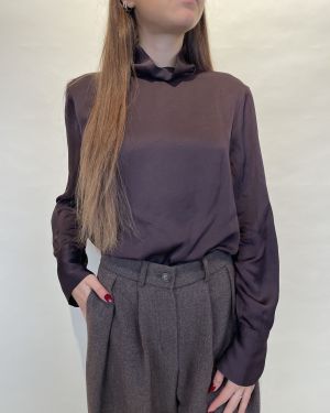 Blusa in viscosa fondente Souvenir