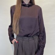 Blusa in viscosa fondente Souvenir