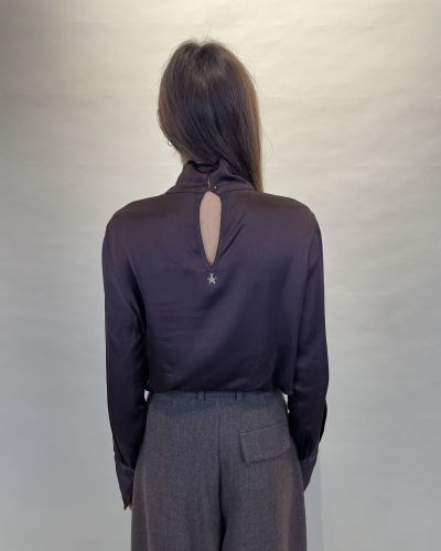 Blusa in viscosa fondente Souvenir