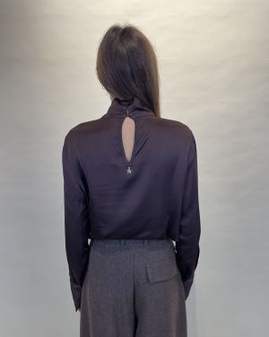 Blusa in viscosa fondente Souvenir