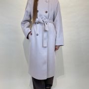 Cappotto doppiopetto collo alto ViCOLO