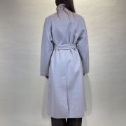 Cappotto doppiopetto collo alto ViCOLO