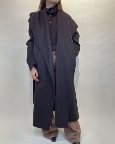 Cappotto con maxi scialle ViCOLO