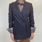 Blazer doppiopetto moro Souvenir