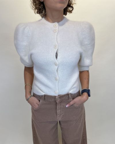 Maglia in alpaca manica a sbuffo Kontatto
