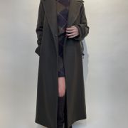 Cappotto doppiopetto con cintura militare Souvenir