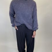 Morbida maglia in mohair con trecce Souvenir