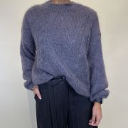 Morbida maglia in mohair con trecce Souvenir