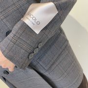 Blazer doppiopetto asfalto ViCOLO