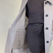 Cappotto oversize colletto tortora VICOLO