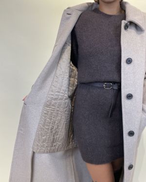 Cappotto oversize colletto tortora VICOLO