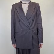 Blazer doppiopetto gessato tortora ViCOLO